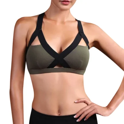 Summer Women Comfortable Seamless Sports Bra For Cup Running Yoga Gym Crop Top Women Push Up Running Sport Bra Top - Image 18