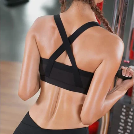 Summer Women Comfortable Seamless Sports Bra For Cup Running Yoga Gym Crop Top Women Push Up Running Sport Bra Top - Image 5