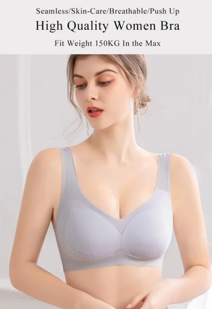 Plus Size Bra 7XL Seamless Bras For Women Underwear Lady Sexy Wireless Breathable Brassiere Push Up Bralette With Pads Top Bras - Image 9