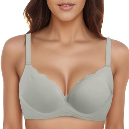 Push Up Breathable Bra Womens Seamless Feeling Soft Support Thin Underwear Large Breasts Show Small Anti Sagging Bralettes - Image 13