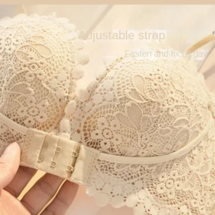Sexy Back Without Steel Ring Underwear Female Small Breasts Gathered Big Breasts Showing Small Bra for Women Push High Lingerie - Image 5