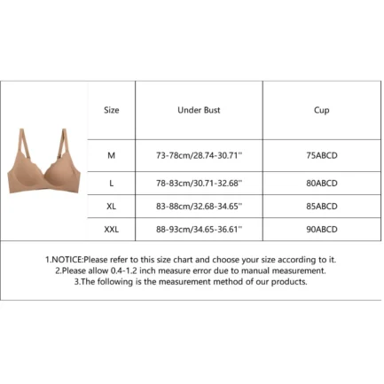 Push Up Breathable Bra Womens Seamless Feeling Soft Support Thin Underwear Large Breasts Show Small Anti Sagging Bralettes - Image 6