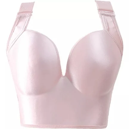 Push UP Bras for Women Deep Cup Wire Free Hide Back Fat Underwear Shaper Incorporated Full Back Coverage Lingerie Plus Size - Image 16