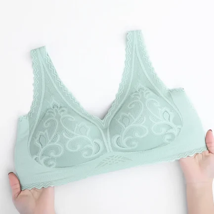 Sexy Push Up Bra Ladies Light Underwear Lace Without Steel Ring Gathered Comfortable Straps Tight Elastic Gym Sport Lingerie - Image 12