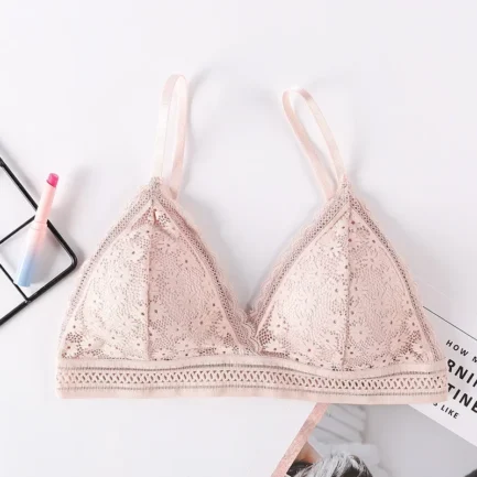 Sexy Floral Lace Bra Top For Women Push Up Female Lingerie breathable Bralette Removable Pad Thin Fashion New Wireless Bras - Image 17