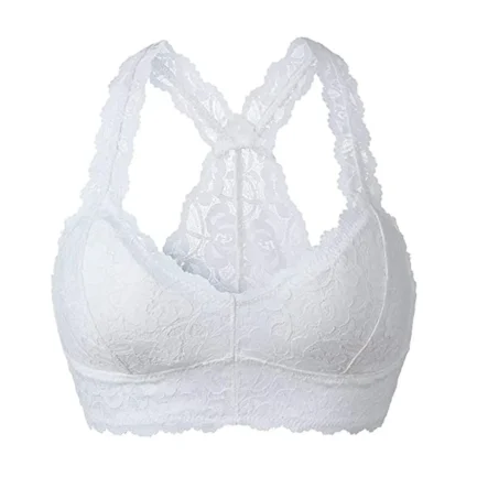 Women Lace Bra Large Size 4XL-5XL Sexy Brassiere Unlined Intimates Lingerie Crisscross Solid Color Bra Underwear Tops лифчик - Image 14