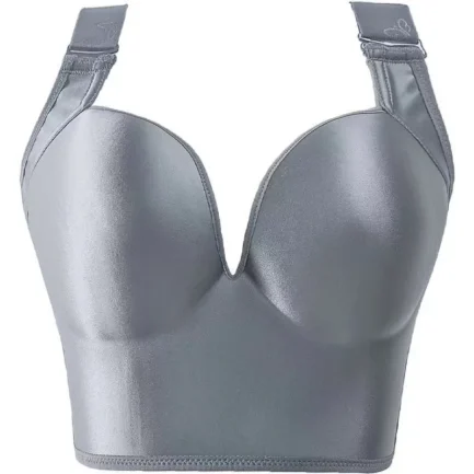 Push UP Bras for Women Deep Cup Wire Free Hide Back Fat Underwear Shaper Incorporated Full Back Coverage Lingerie Plus Size - Image 18