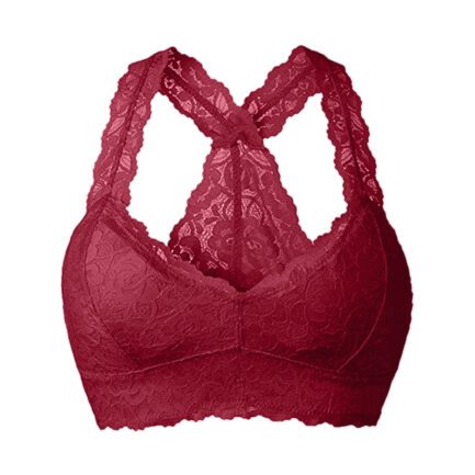 Women Lace Bras Comfortable Bralette Solid Sexy Underwear Vest Female Wireless Lingerie Breathable Seamless Push-Up Bra No Pad - Image 10