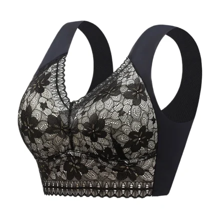 Women's Push-up Anti-Sagging Underwear With Large Breasts And Small Breasts, Seamless, No Wires, Breast-Reducing Lace Bra - Image 8
