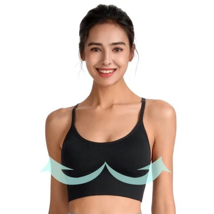 Sexy Women Sports Bra Fitness Underwear Camis Push Up Yoga Crop Top Bras Solid Athletic Vest Gym Shirt Sportswear Back Cross Top - Image 9