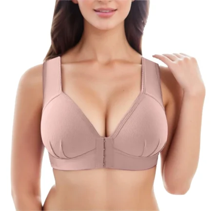 Sports Bra Women Front Closure Push Up Yoga Bra Fitness Top Athletic Running Shockproof Padded Active Wear Gym Vest Bh Sport Top - Image 12