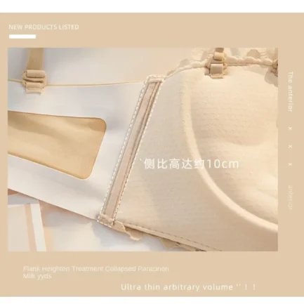 Sexy Back Without Steel Ring Underwear Female Small Breasts Gathered Big Breasts Showing Small Bra for Women Push High Lingerie - Image 9