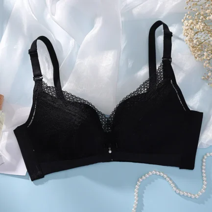 3/4Cup Women Ladies Sexy Underwear Padded Lace Bra Brassiere Underwear Gorgeous Women's Bras Breathable Lingerie Big Size - Image 3