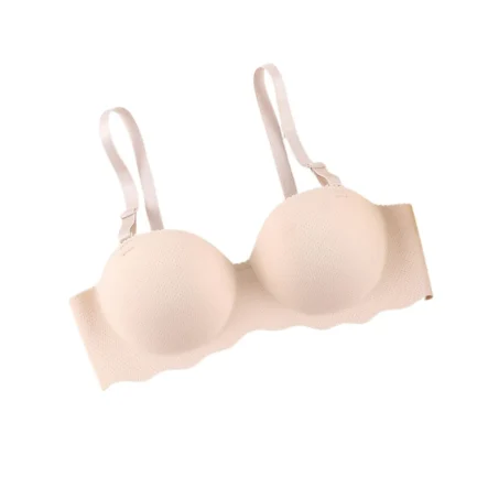 Sexy Bras Push Up Seamless Underwear for Women Solid Color Wireless Lingerie One-pieces Gather Convertible Straps Brassiere - Image 12