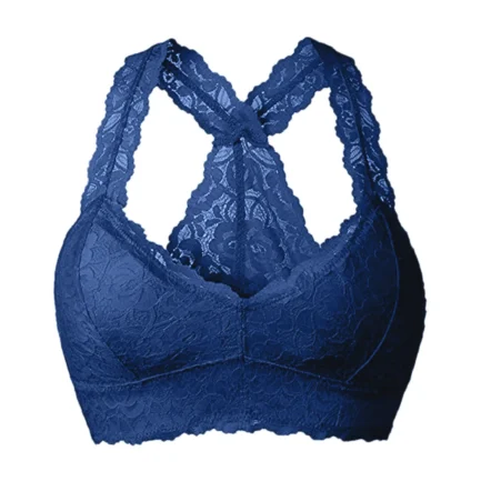 Women Lace Bra Large Size 4XL-5XL Sexy Brassiere Unlined Intimates Lingerie Crisscross Solid Color Bra Underwear Tops лифчик - Image 10
