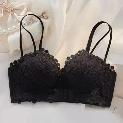 Sexy Back Without Steel Ring Underwear Female Small Breasts Gathered Big Breasts Showing Small Bra for Women Push High Lingerie - Image 11