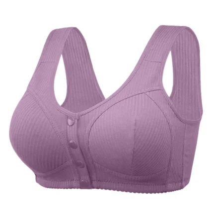 Top Women Underwear Sexy Push Up Bras Women Front Button Bra Plus Size Seamless Push Up Front Close Underwear Solid Bra