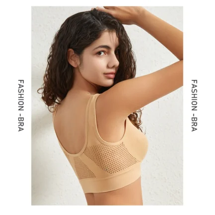 Women's Proof Running Fitness Yoga Vest Thin Padded No Wire Push Up Breathable Sports Bra Plus Size Beauty Back Brassiere - Image 6