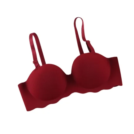 Sexy Bras Push Up Seamless Underwear for Women Solid Color Wireless Lingerie One-pieces Gather Convertible Straps Brassiere - Image 10