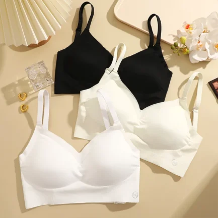 Seamless Backless Underwear for Women Invisible Deep U Bras 3 Ways Sexy Soild Push Up Breathable Brassiere Thin Bralette Tops