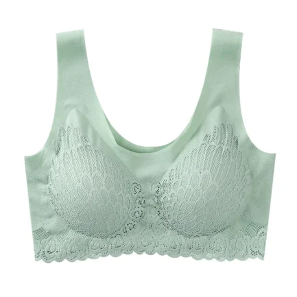 Seamless Breathable Lace Push Up Bras for Women Wire Free Sexy Bras Top Lingerie for Woman V-neck Bralette Sports Underwear - Image 6