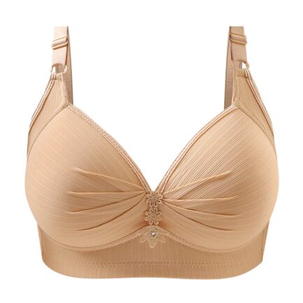 Women's Bras Sexy Large Size Underwear No Steel Ring Comfortable Cotton Lingerie Push Up Brassiere Breathable Thin Mold Cup Bra - Image 13