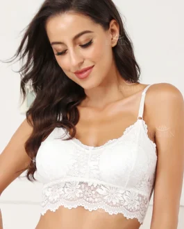 Sexy Bra Women Lace Bralette Sexy Lingerie Underwear Wireless Padded Seamless Bra Ultra Strap Padded Bras for Women