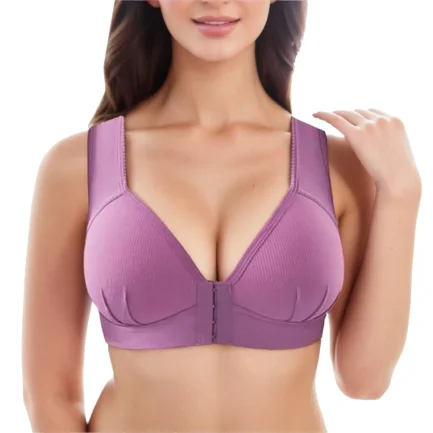 Sports Bra Women Front Closure Push Up Yoga Bra Fitness Top Athletic Running Shockproof Padded Active Wear Gym Vest Bh Sport Top - Image 7