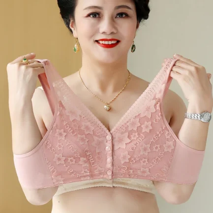 Breathable Female Non-steel Rings Tank Top Bras Sleep Bras Women's Underwear Large Size Soft Bras for Elders - Image 13