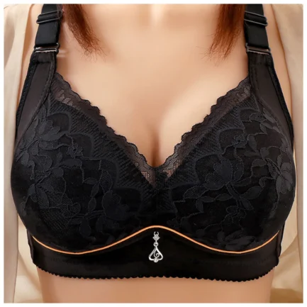Push Up Bra Women's Lace Underwire Bras Adjusted-strap Plus Size Brasserie with Padded Bra UnderWire Push Up