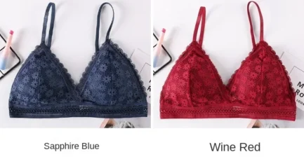 Sexy Floral Lace Bra Top For Women Push Up Female Lingerie breathable Bralette Removable Pad Thin Fashion New Wireless Bras - Image 11