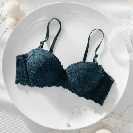 Half Cup Lace Bralette Top Women Bra Lingerie Wireless Unpadded Bras Backless Brassiere Soft Thin Underwear Bralet - Image 2
