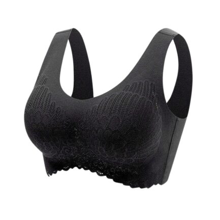 Plus 4XL Latex Bra Seamless Bras For Women Underwear BH Push Up Bralette With Pad Vest Top Bra Women's No Steel Ring Underwear - Image 8