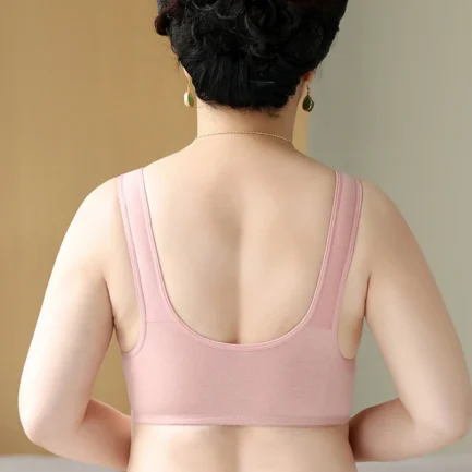 Breathable Female Non-steel Rings Tank Top Bras Sleep Bras Women's Underwear Large Size Soft Bras for Elders - Image 15