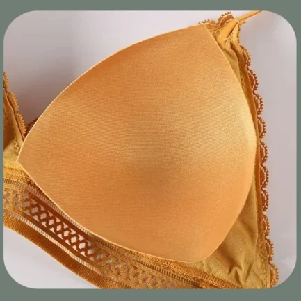 Sexy Floral Lace Bra Top For Women Push Up Female Lingerie breathable Bralette Removable Pad Thin Fashion New Wireless Bras - Image 3