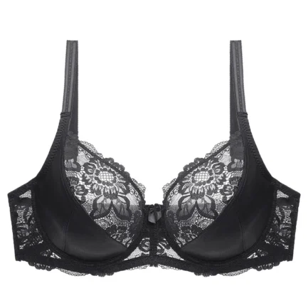 Padded Underwire Bras For Women Women Plus Size Lace Bra Soild Color Push Up Sexy Thin Breathable Bra Womens Slight Bras - Image 8