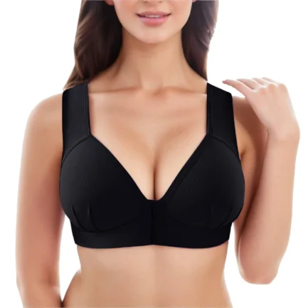 Sports Bra Women Front Closure Push Up Yoga Bra Fitness Top Athletic Running Shockproof Padded Active Wear Gym Vest Bh Sport Top - Image 2