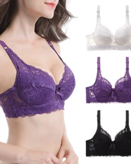 Sexy Push Up Bra Top Lace Seamless Unwired Women Bra thin breathable Bralette For Women Underwear Bh Backless Wireless Bra