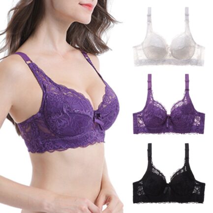 Sexy Push Up Bra Top Lace Seamless Unwired Women Bra thin breathable Bralette For Women Underwear Bh Backless Wireless Bra - Image 7