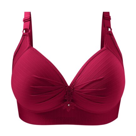 Women's Bras Sexy Large Size Underwear No Steel Ring Comfortable Cotton Lingerie Push Up Brassiere Breathable Thin Mold Cup Bra - Image 10
