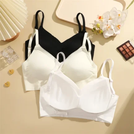 Seamless Backless Underwear for Women Invisible Deep U Bras 3 Ways Sexy Soild Push Up Breathable Brassiere Thin Bralette Tops - Image 19