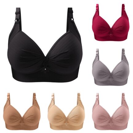 Women's Bras Sexy Large Size Underwear No Steel Ring Comfortable Cotton Lingerie Push Up Brassiere Breathable Thin Mold Cup Bra - Image 7