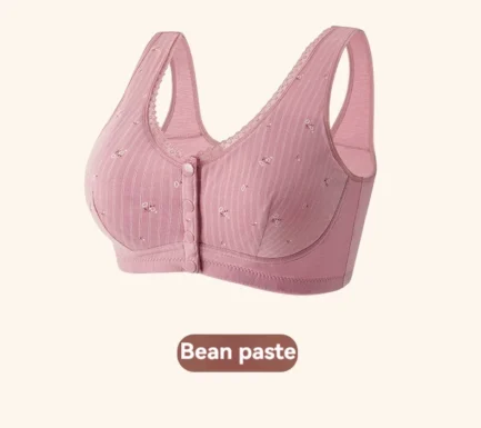 36-52 New Bras For Women Wire Free Underwear Push Up Front Closure Sexy Big Size Female's Clothing Lingerie Cotton Brassiere - Image 14