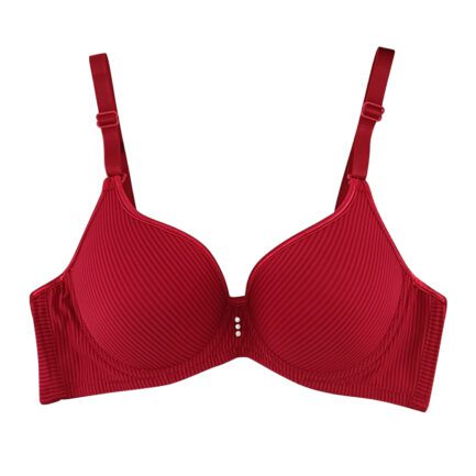 Fashion Sexy Deep V Thin Bra For Women Solid No Steel Ring Breathable Gathering Bralette Underwear Seamless Push Up Lingerie - Image 10