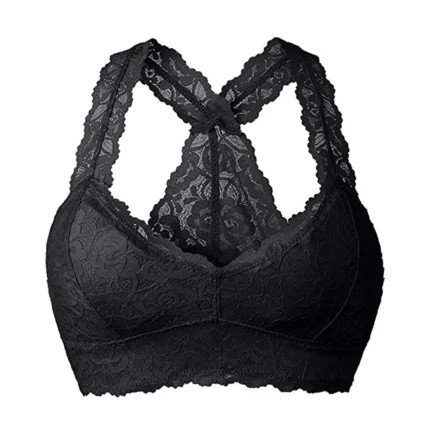 Women Lace Bras Comfortable Bralette Solid Sexy Underwear Vest Female Wireless Lingerie Breathable Seamless Push-Up Bra No Pad - Image 2