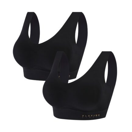 Silk Ice 2PC Seamless Women Bras Sleep Women's Vest Underwear Trackless Sports Bra Push Up Solid Color Bralette Лифчики Женские - Image 9