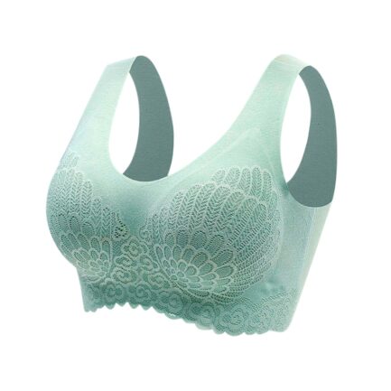 Plus 4XL Latex Bra Seamless Bras For Women Underwear BH Push Up Bralette With Pad Vest Top Bra Women's No Steel Ring Underwear - Image 9
