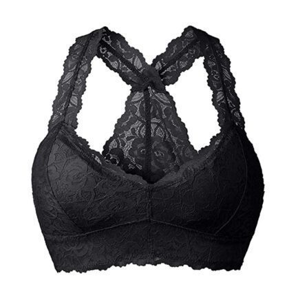 Women Lace Bras Comfortable Bralette Solid Sexy Underwear Vest Female Wireless Lingerie Breathable Seamless Push-Up Bra No Pad - Image 17
