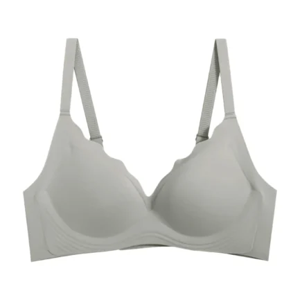 Push Up Breathable Bra Womens Seamless Feeling Soft Support Thin Underwear Large Breasts Show Small Anti Sagging Bralettes - Image 2
