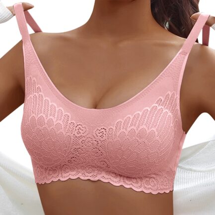 Plus 4XL Latex Bra Seamless Bras For Women Underwear BH Push Up Bralette With Pad Vest Top Bra Women's No Steel Ring Underwear - Image 15